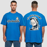 1058 "Endlich" Abschluss Oversize T-Shirt beidseitig bedruckt